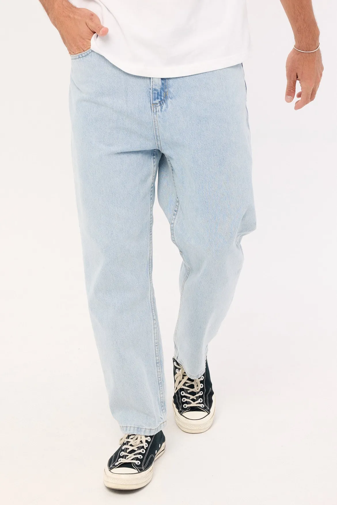 Slacker Relaxed Denim Jean Serenity Blue