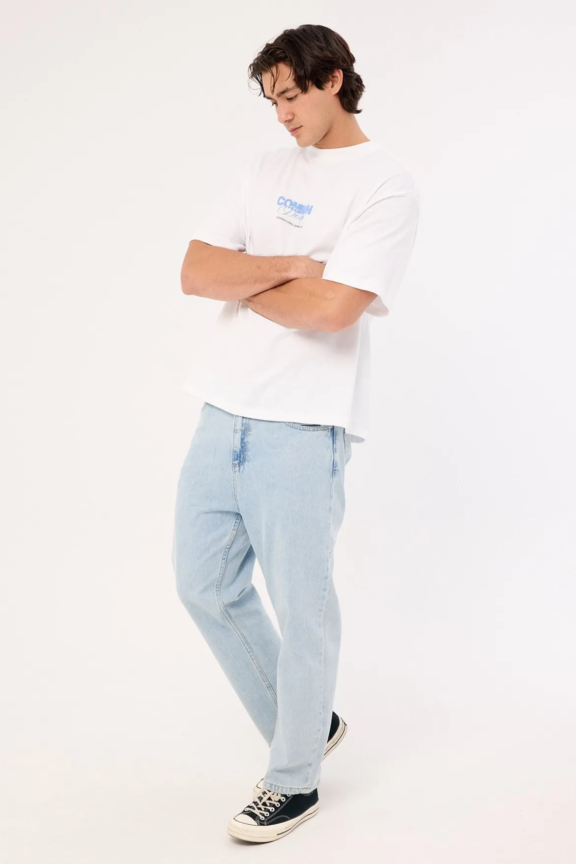 Slacker Relaxed Denim Jean Serenity Blue