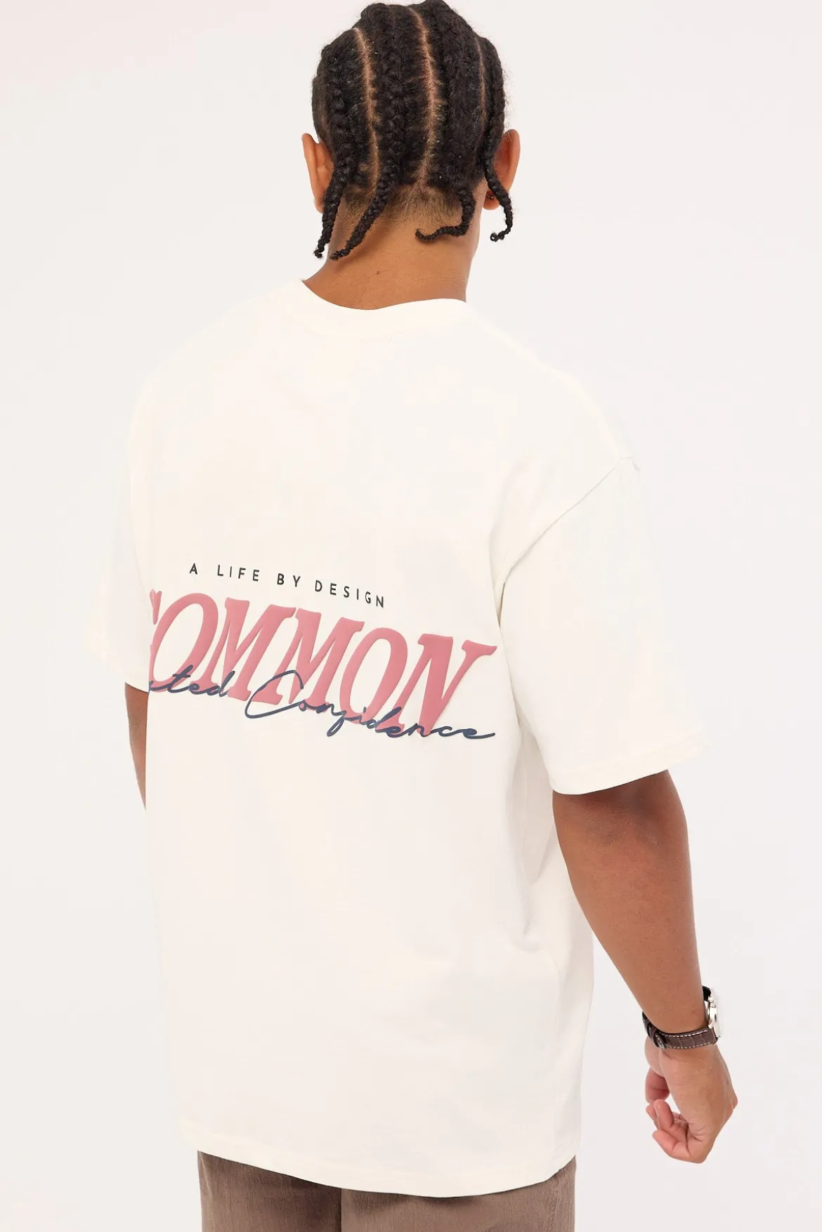 Slant Heavyweight Boxy Tee White