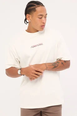Slant Heavyweight Boxy Tee White