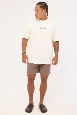 Slant Heavyweight Boxy Tee White