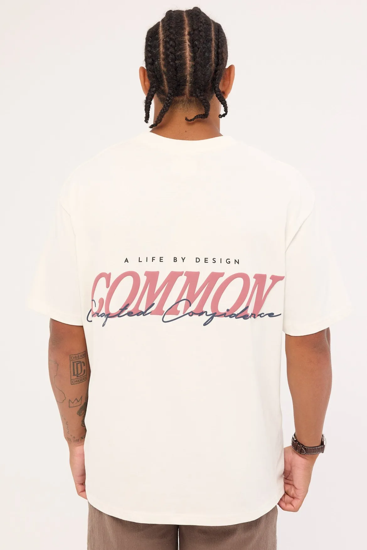 Slant Heavyweight Boxy Tee White