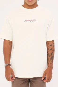 Slant Heavyweight Boxy Tee White