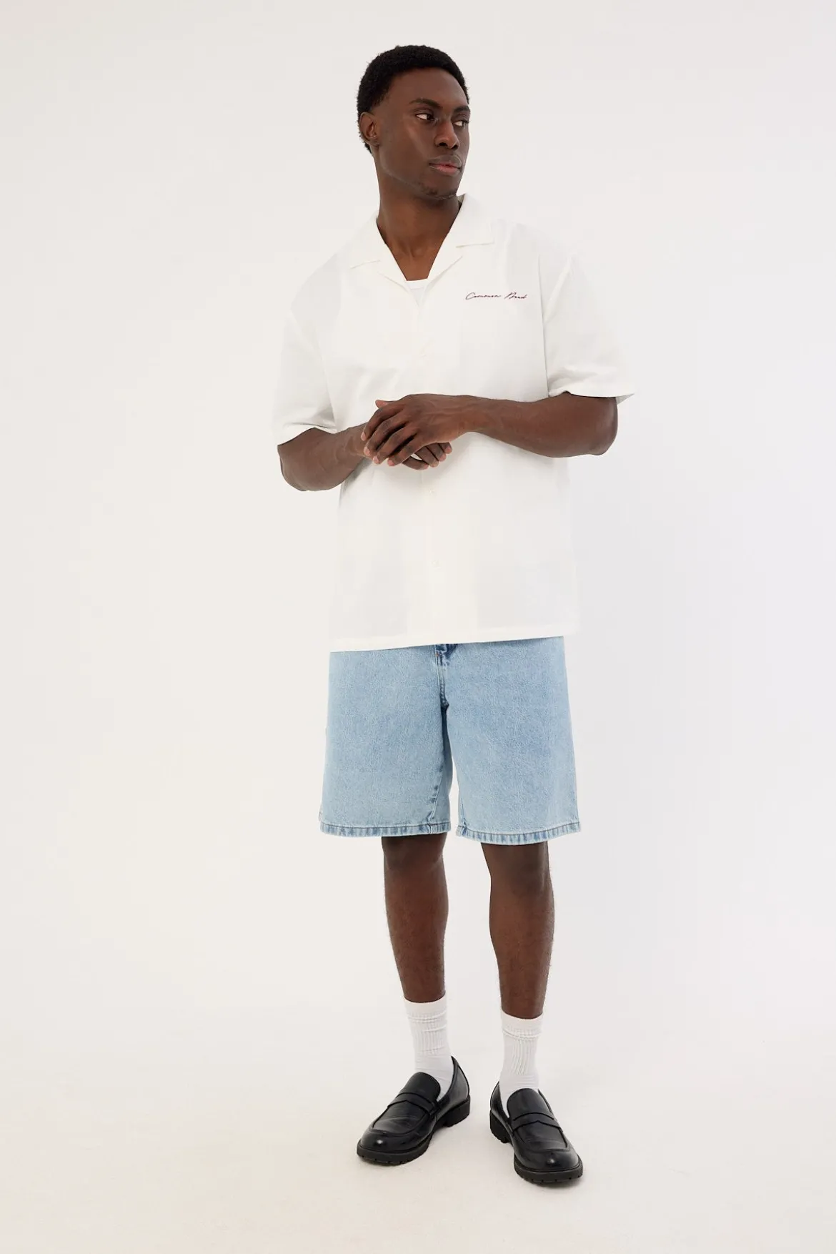 Slant Resort Shirt White