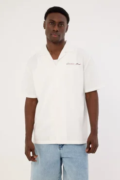 Slant Resort Shirt White