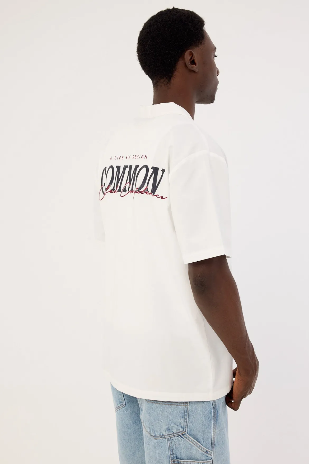 Slant Resort Shirt White