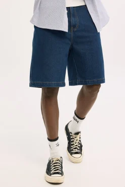 Slanted Bull Denim 91 Short Raw Indigo Denim