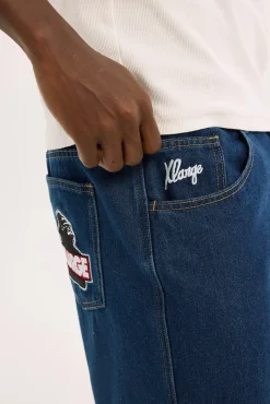 Slanted Bull Denim 91 Short Raw Indigo Denim