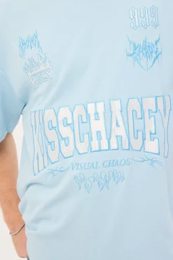 Slasher Street Tee Baby Blue
