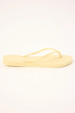 Slim Basic Thong Buttercream