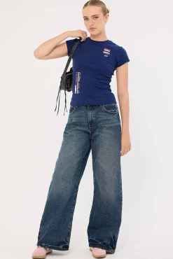 Slipstream Baby Tee Dark Navy