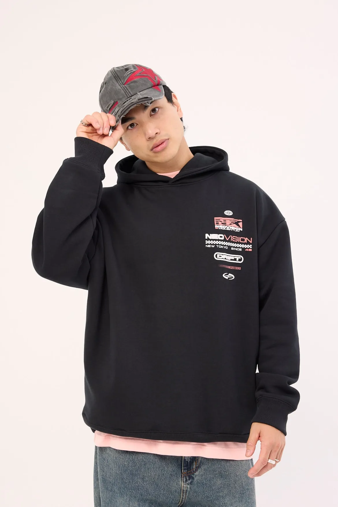 Slipstream Street Hoodie Black