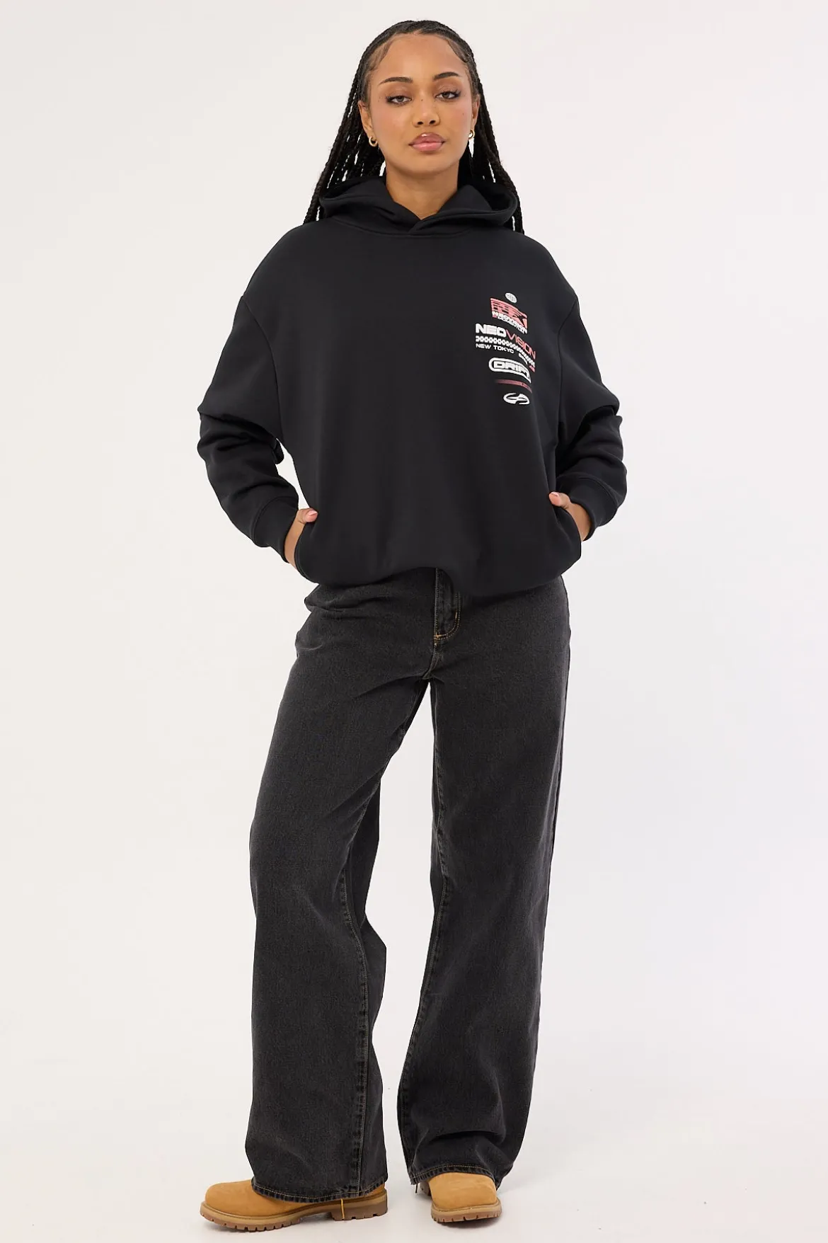 Slipstream Street Hoodie Black