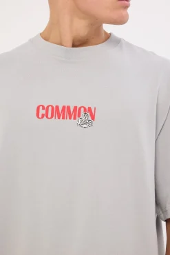 Slots Heavyweight Boxy Tee Ice Grey