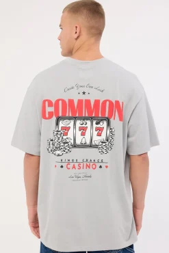 Slots Heavyweight Boxy Tee Ice Grey