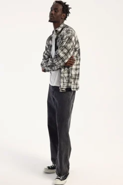 Sloucher Jean Black Rinse