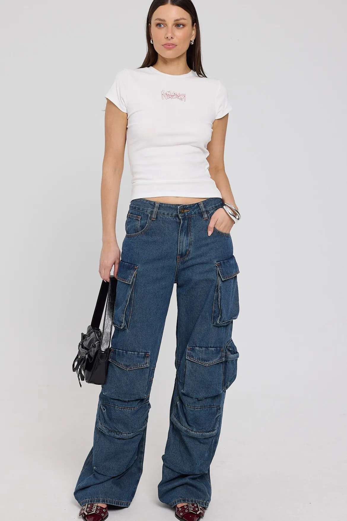 Smokeshow Jean Acid Blue
