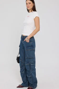 Smokeshow Jean Acid Blue
