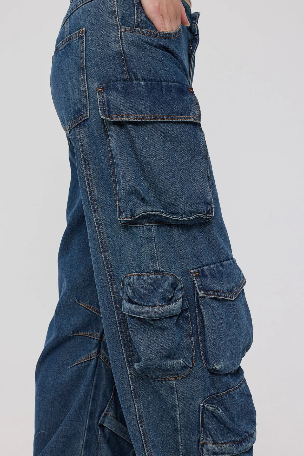 Smokeshow Jean Acid Blue