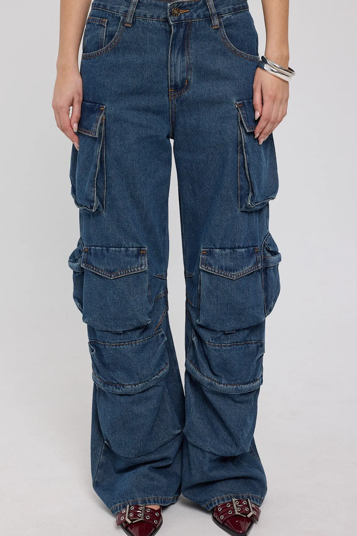 Smokeshow Jean Acid Blue