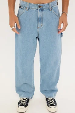 Smoko Baggy Denim Jean Stone Blue
