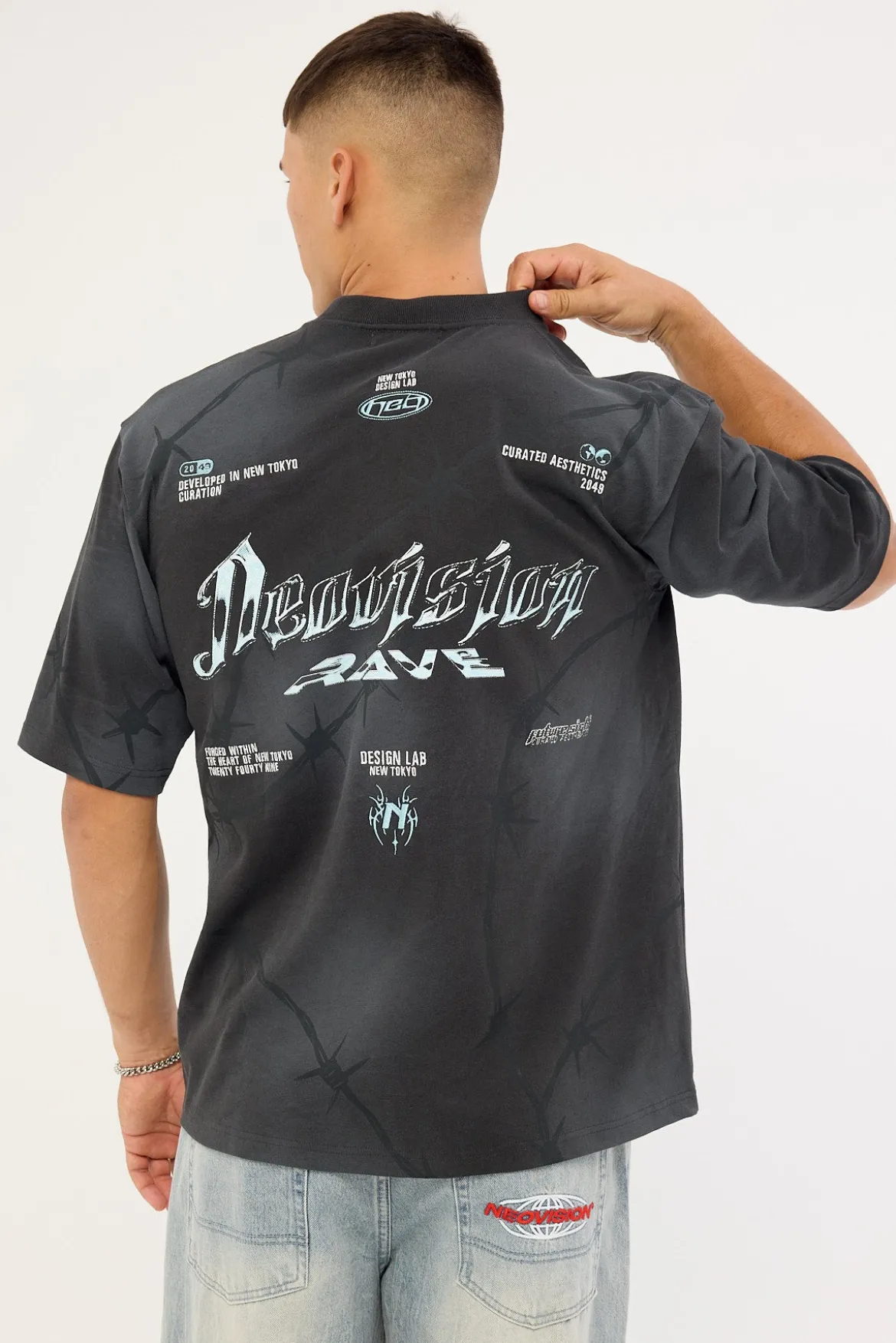 Snare Street Super Heavy Tee Sunfade Black
