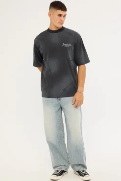 Snare Street Super Heavy Tee Sunfade Black