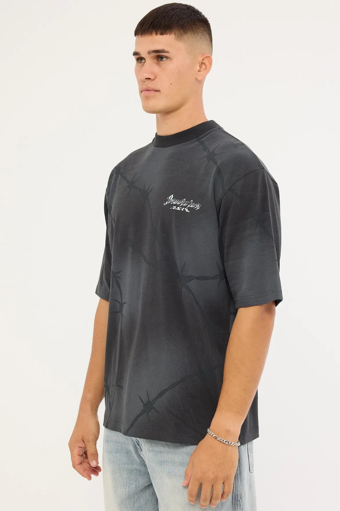 Snare Street Super Heavy Tee Sunfade Black