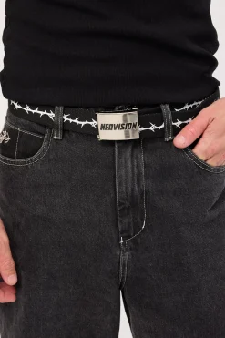Snarl Reversible Web Belt Black