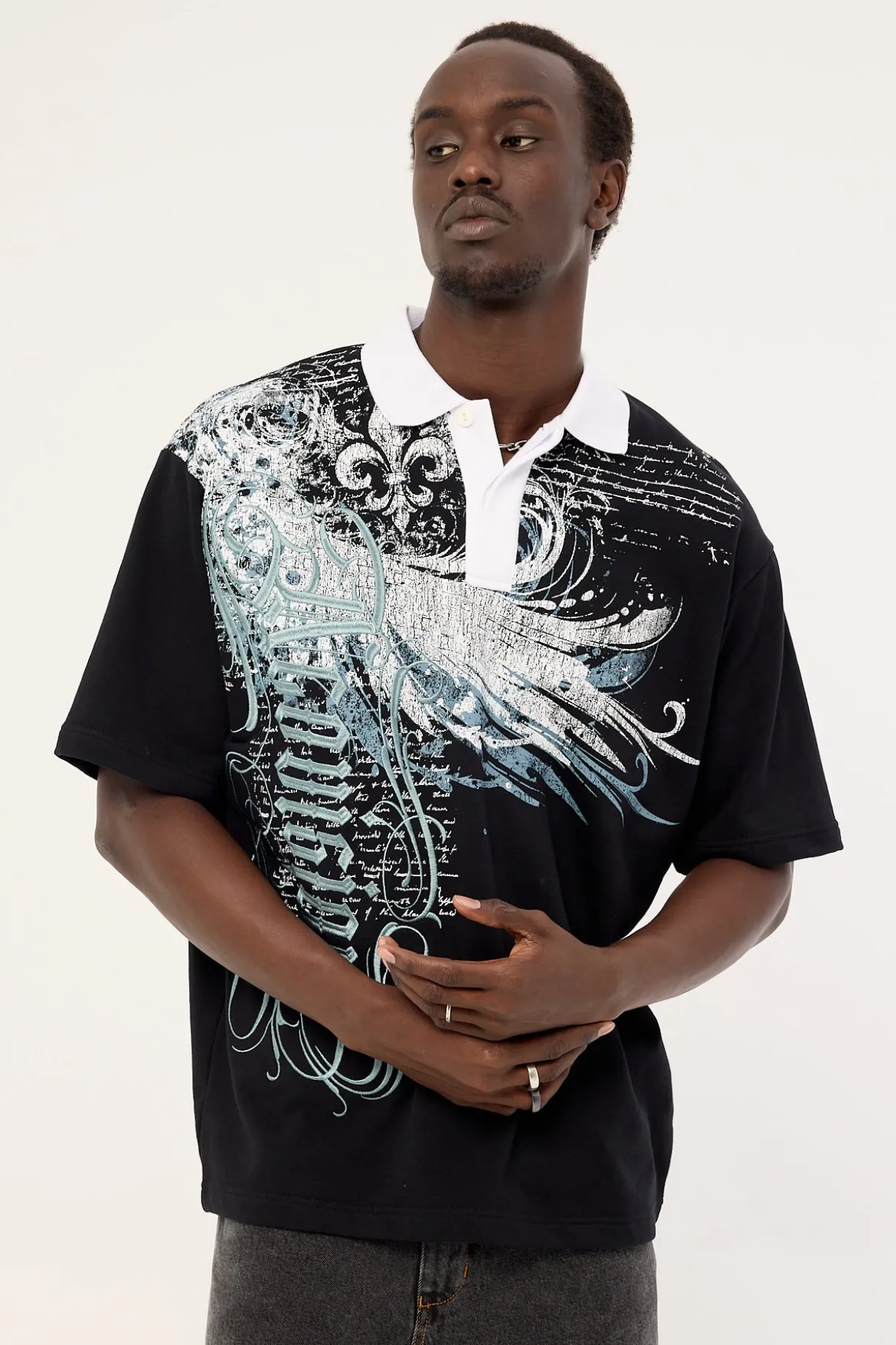 Soar Short Sleeve Rugby Polo Black