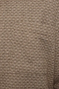 Soho Textured Overshirt Brown Marle