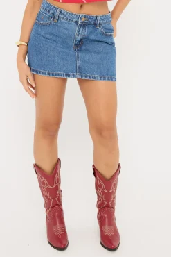 Sophie Mini Skirt Highway Blue