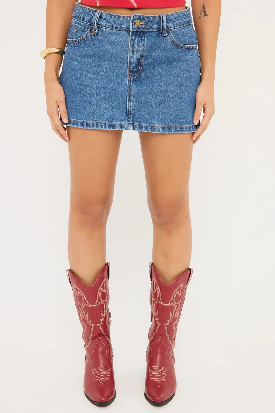 Sophie Mini Skirt Highway Blue