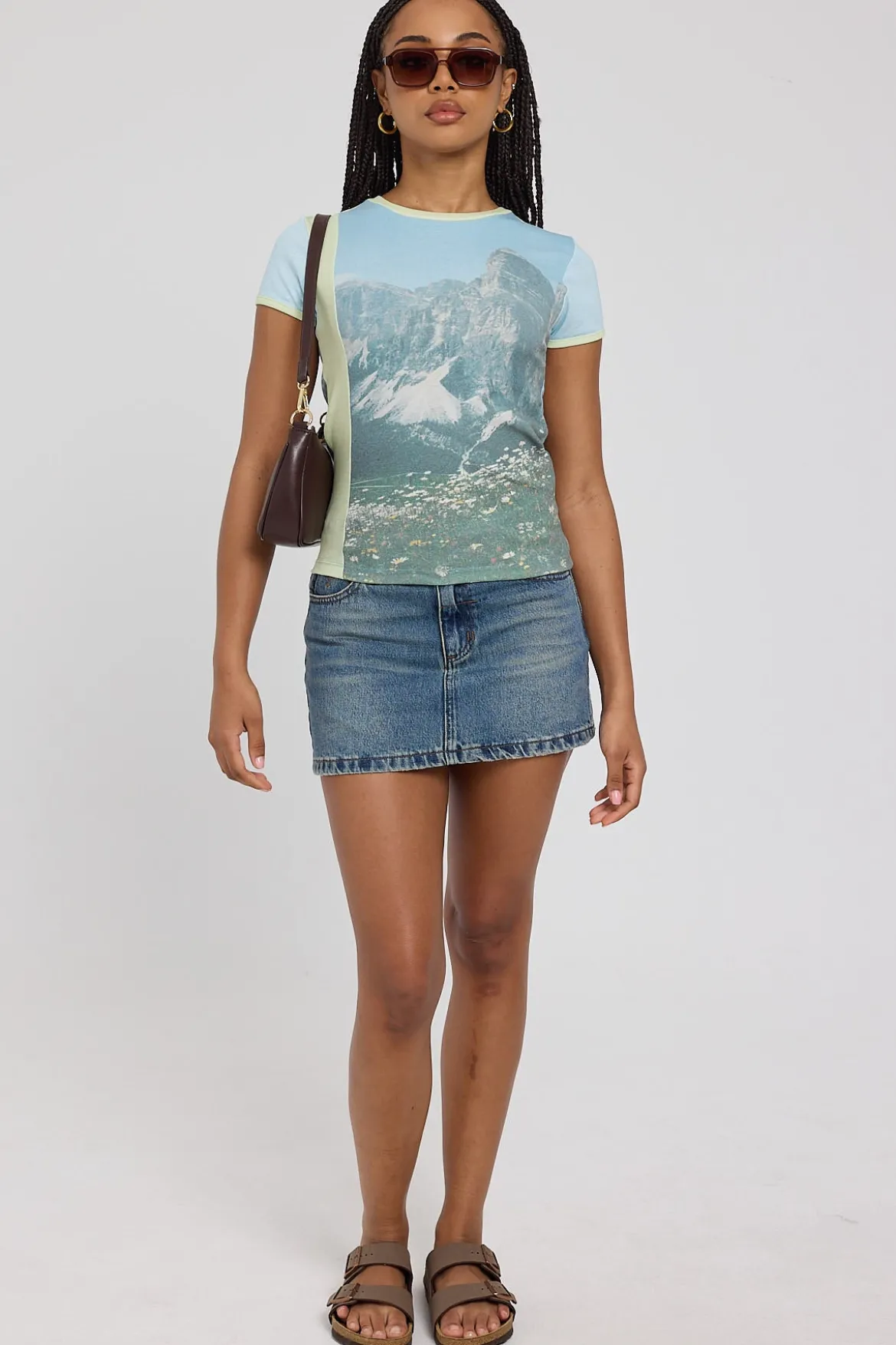 Sophie Skirt Dirty Worn Blue