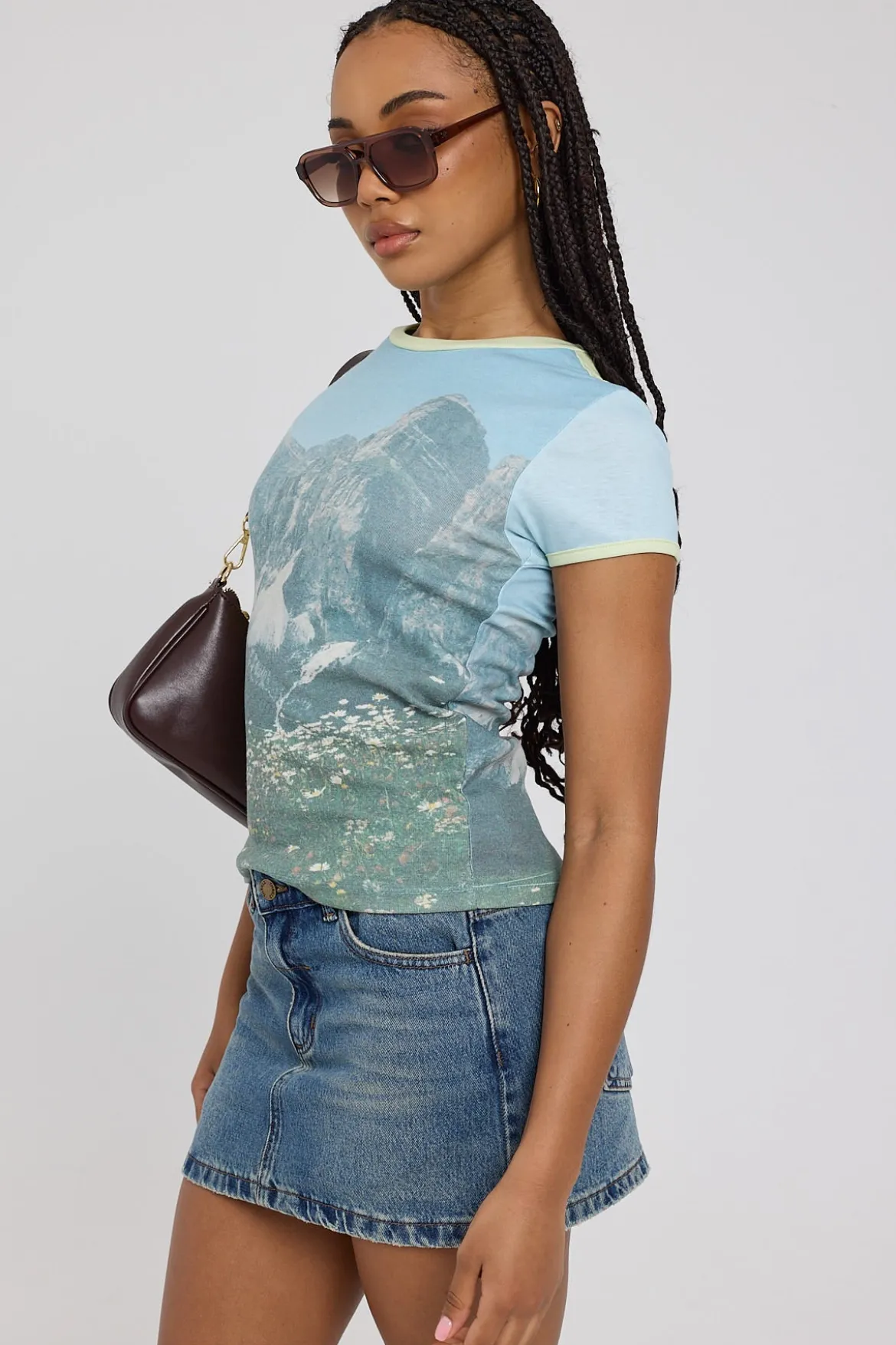 Sophie Skirt Dirty Worn Blue