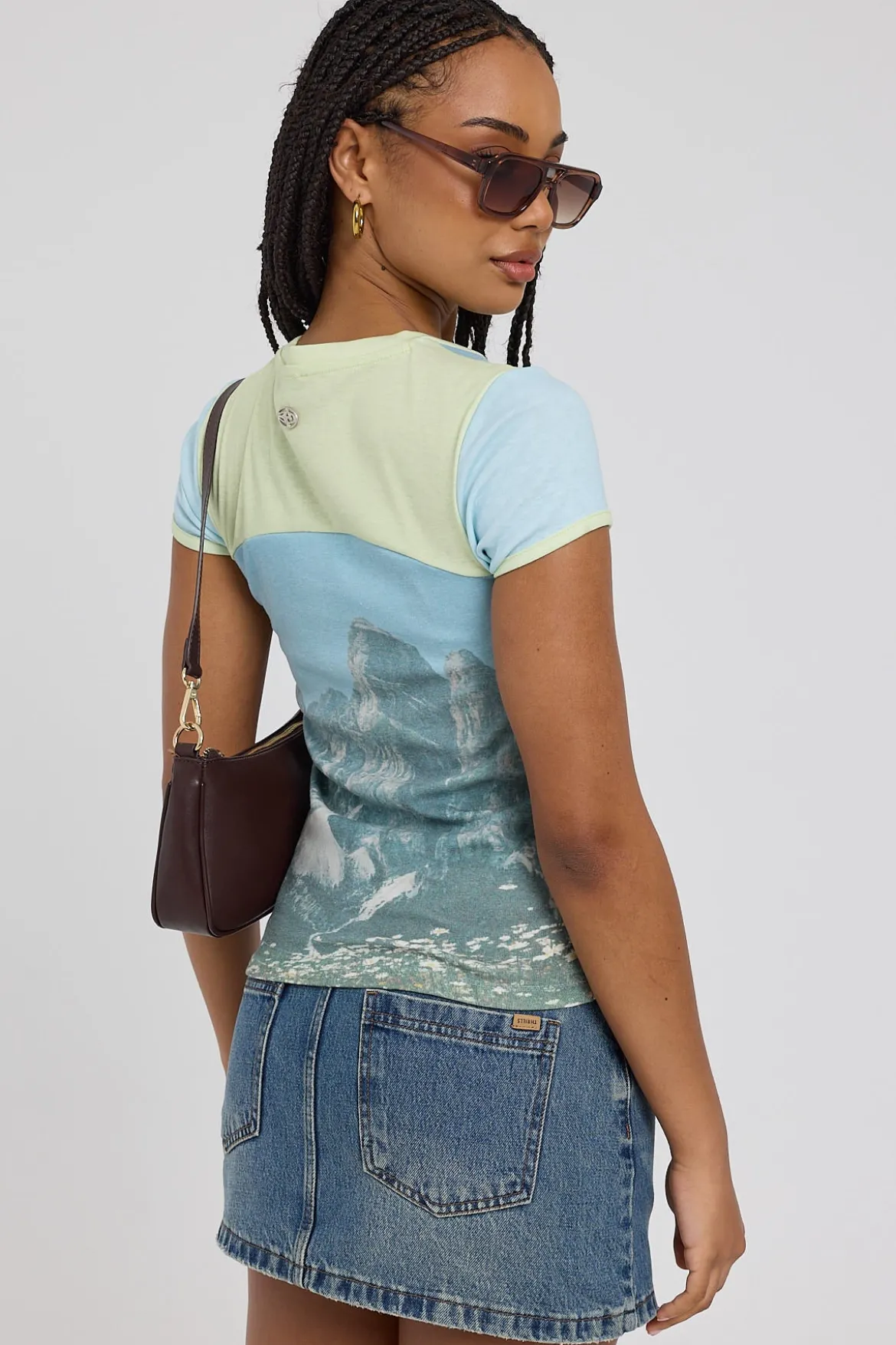 Sophie Skirt Dirty Worn Blue