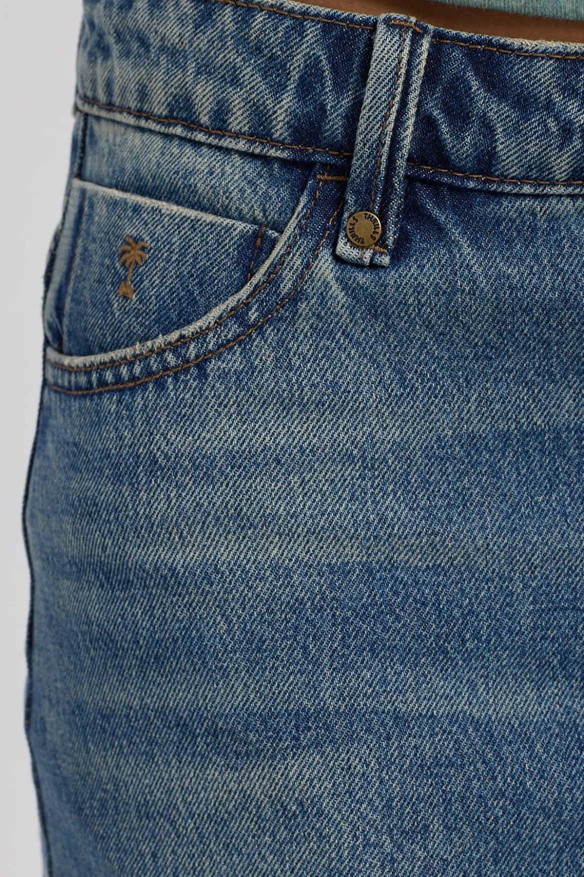 Sophie Skirt Dirty Worn Blue