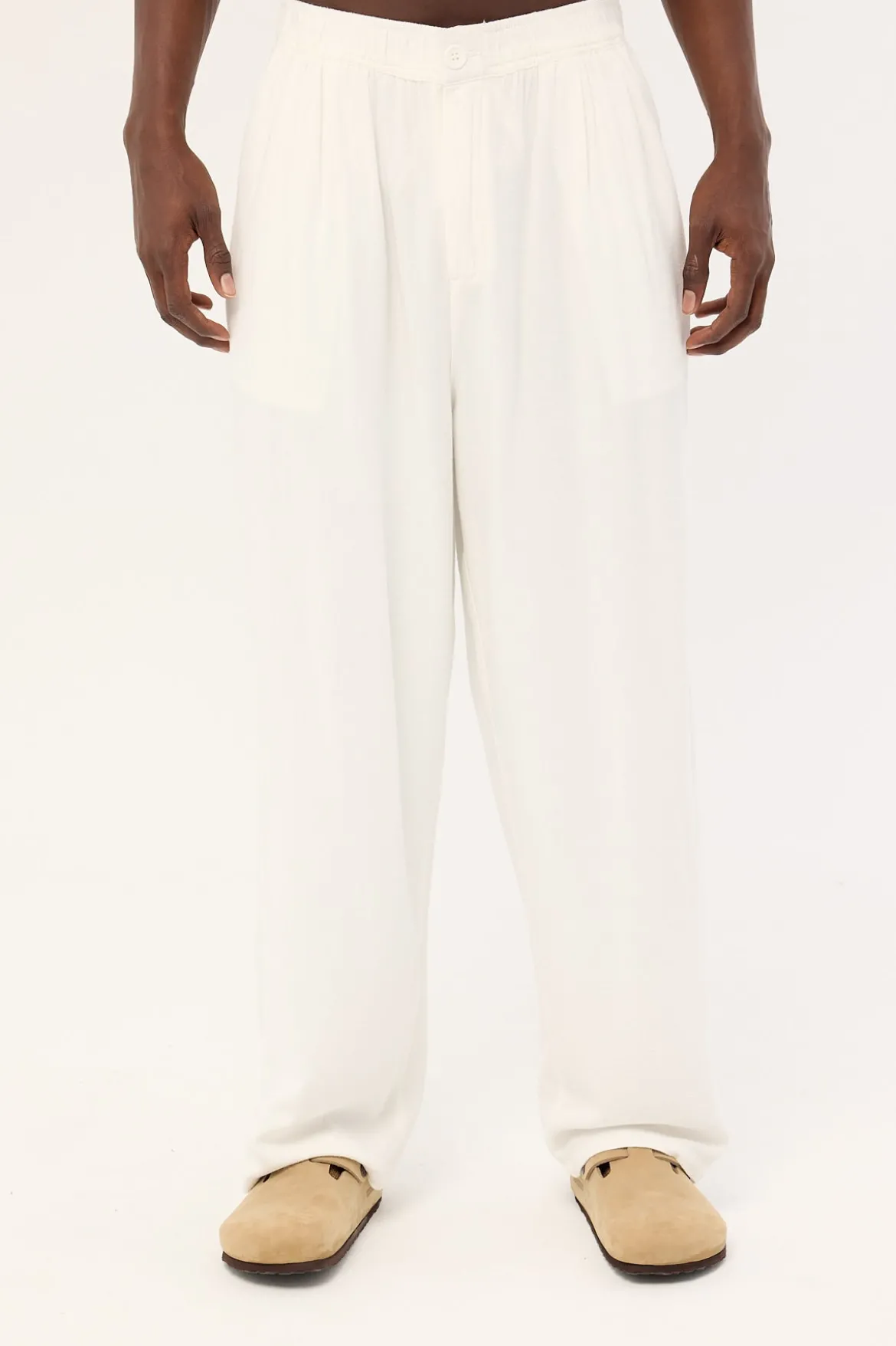 Sorelle Elastic Waist Pant White