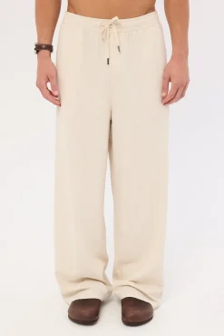 Sorrento Baggy Linen Pant Oatmeal