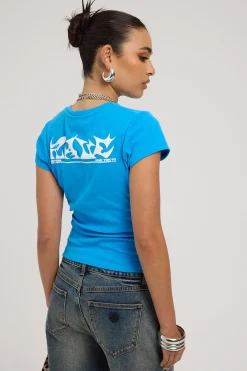 Spark Street Baby Tee Malibu Blue