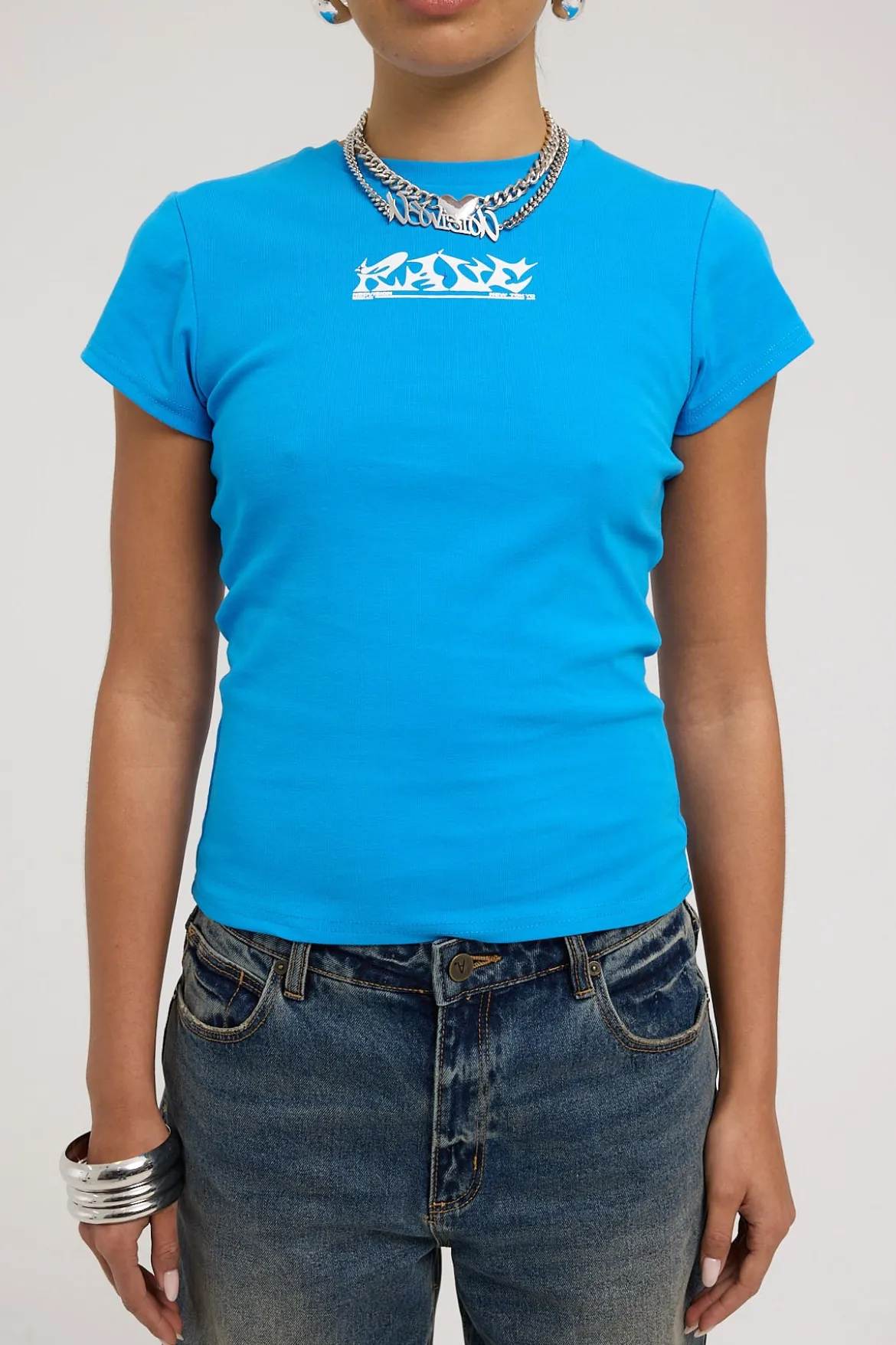 Spark Street Baby Tee Malibu Blue