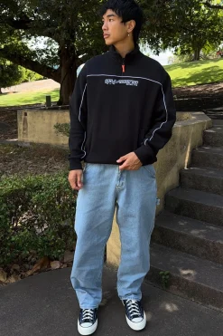 Spec 74 1/4 Zip Black