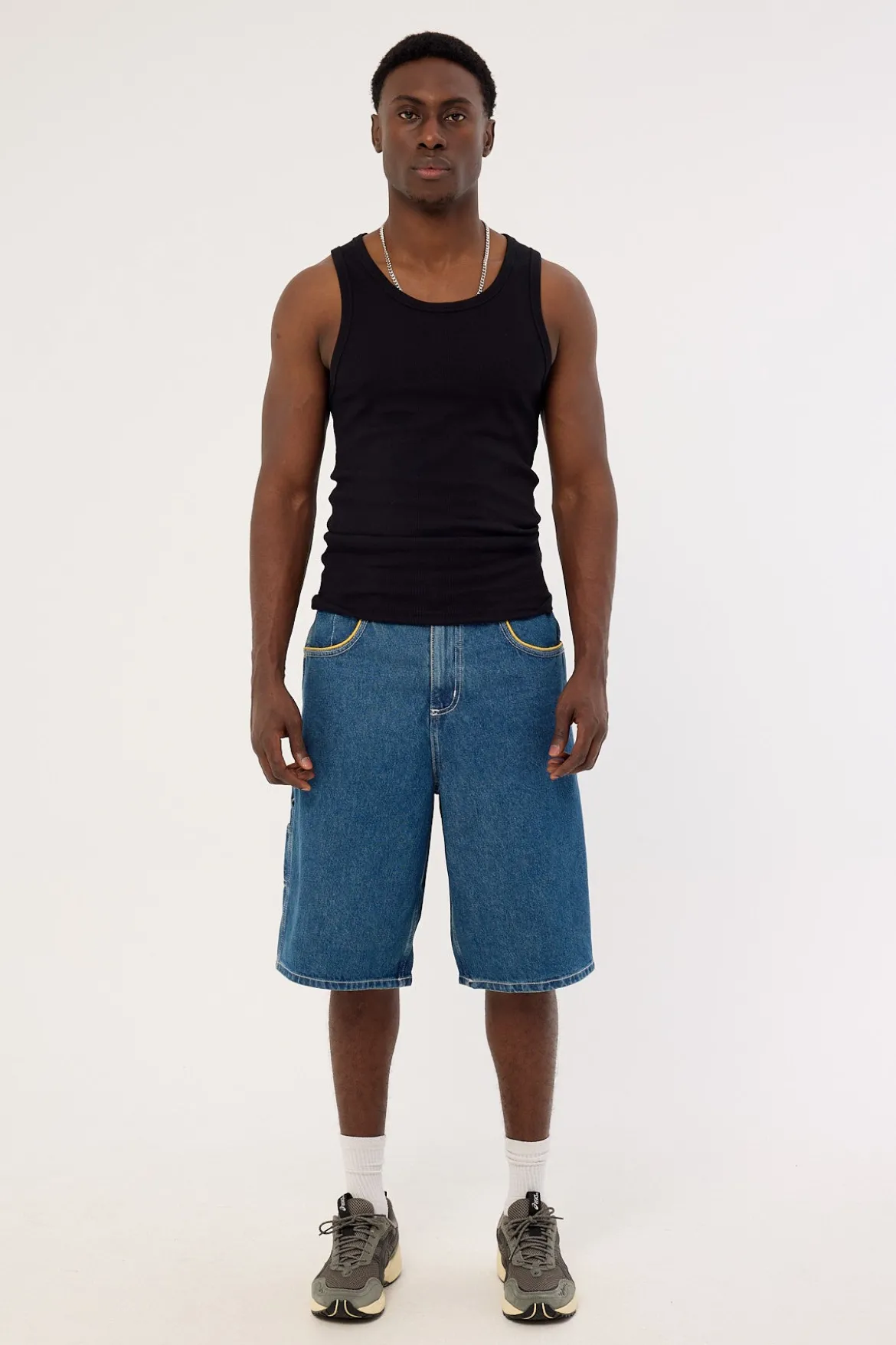 Spec 73 Bag Dog Denim Short Ocean Wash