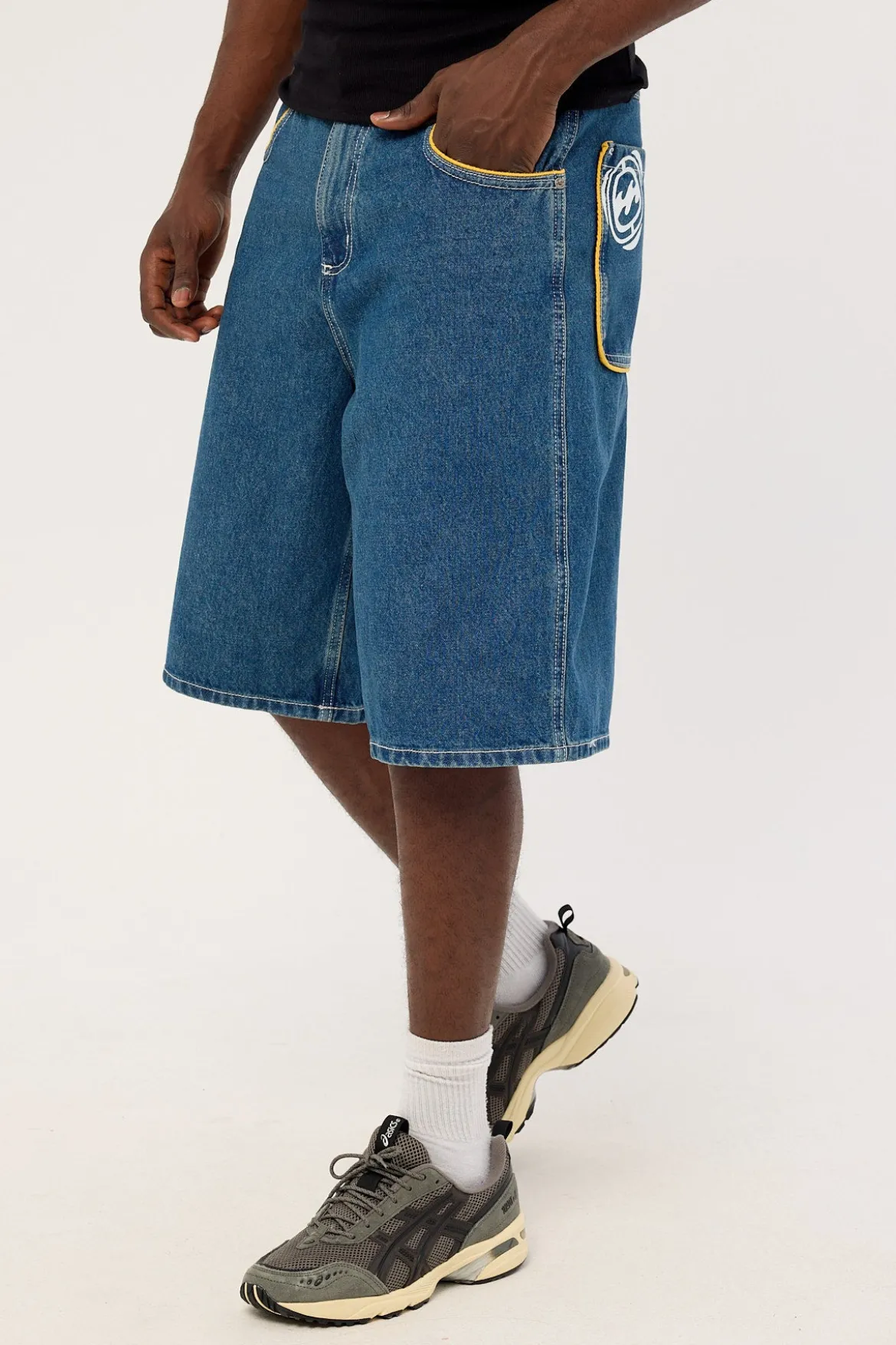 Spec 73 Bag Dog Denim Short Ocean Wash