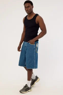 Spec 73 Bag Dog Denim Short Ocean Wash