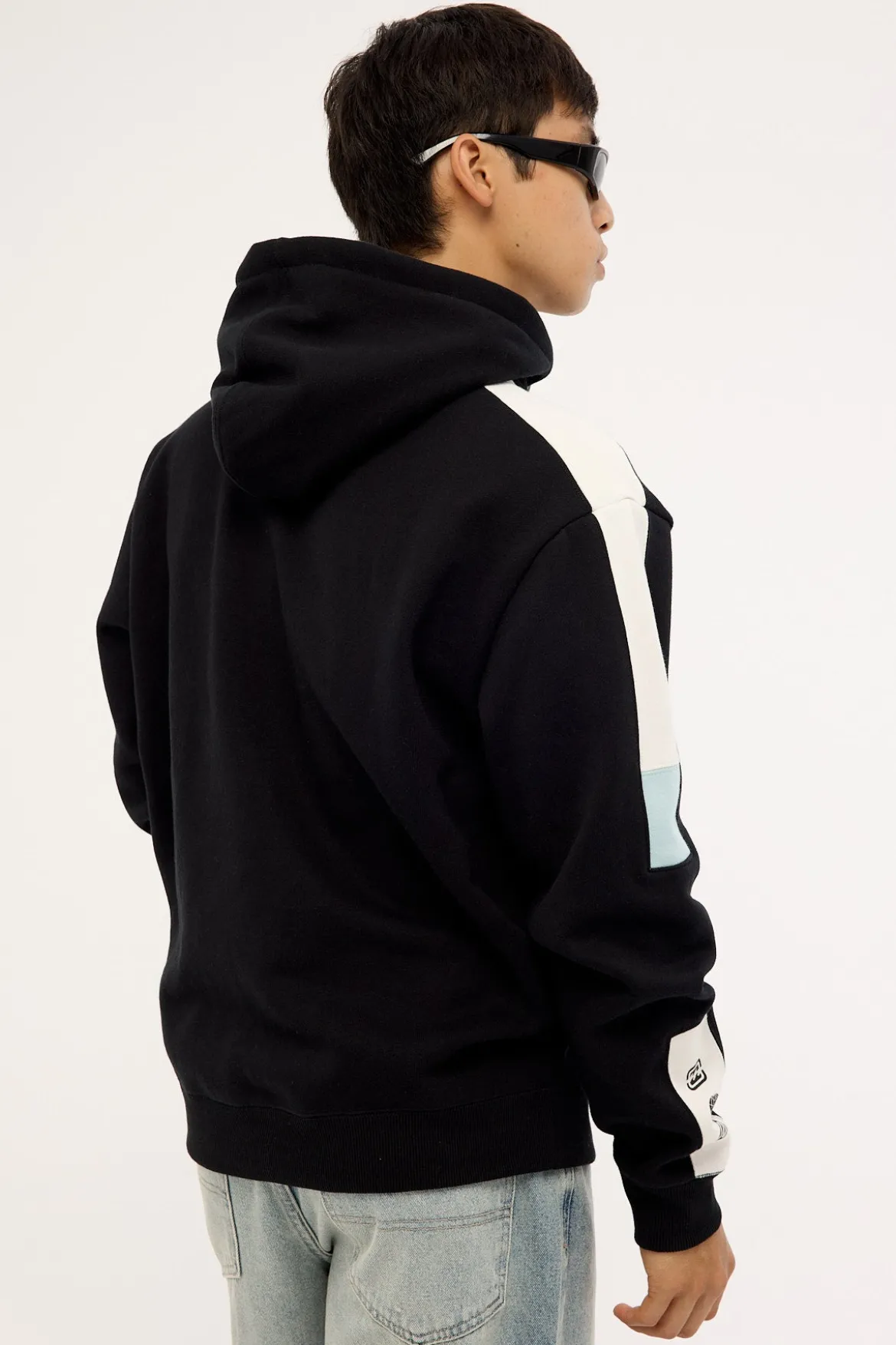 Spec 73 Pop Mock Hoodie Black