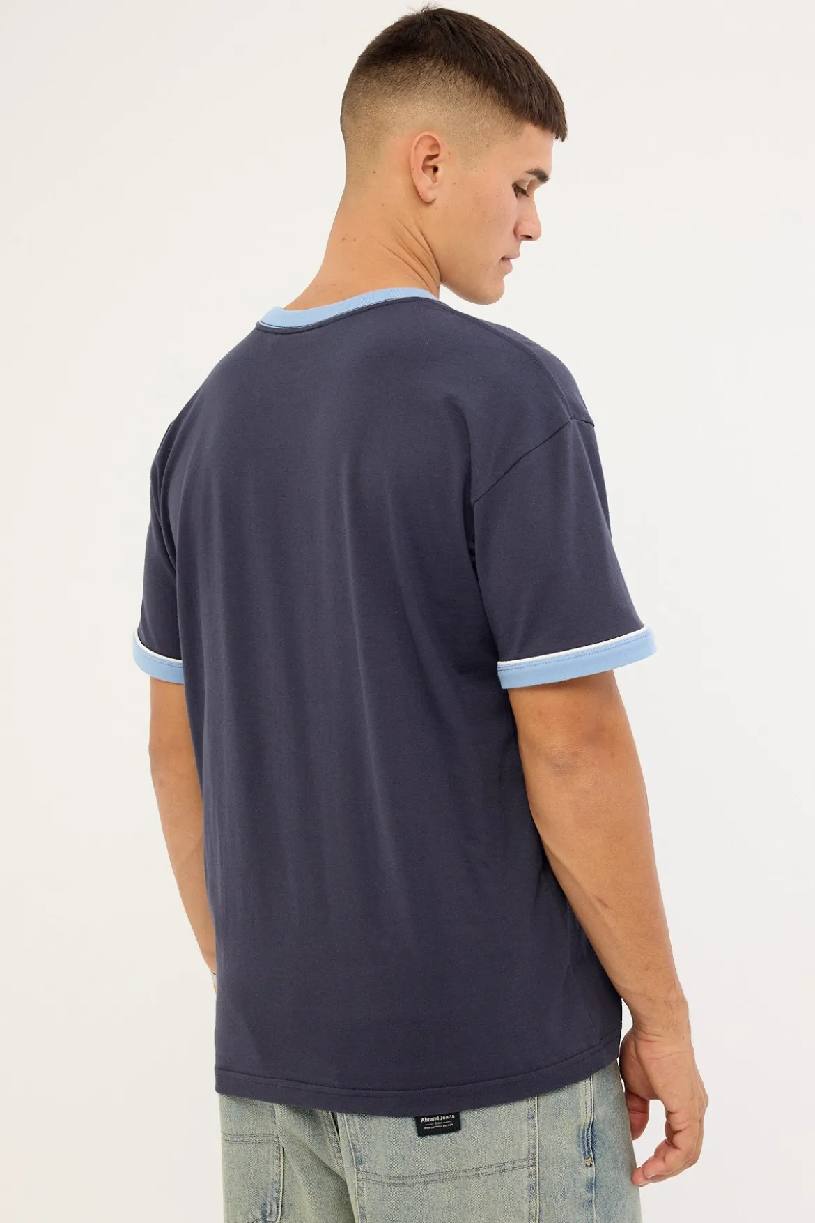 Spec 73 Ringer Tee Vintage Navy