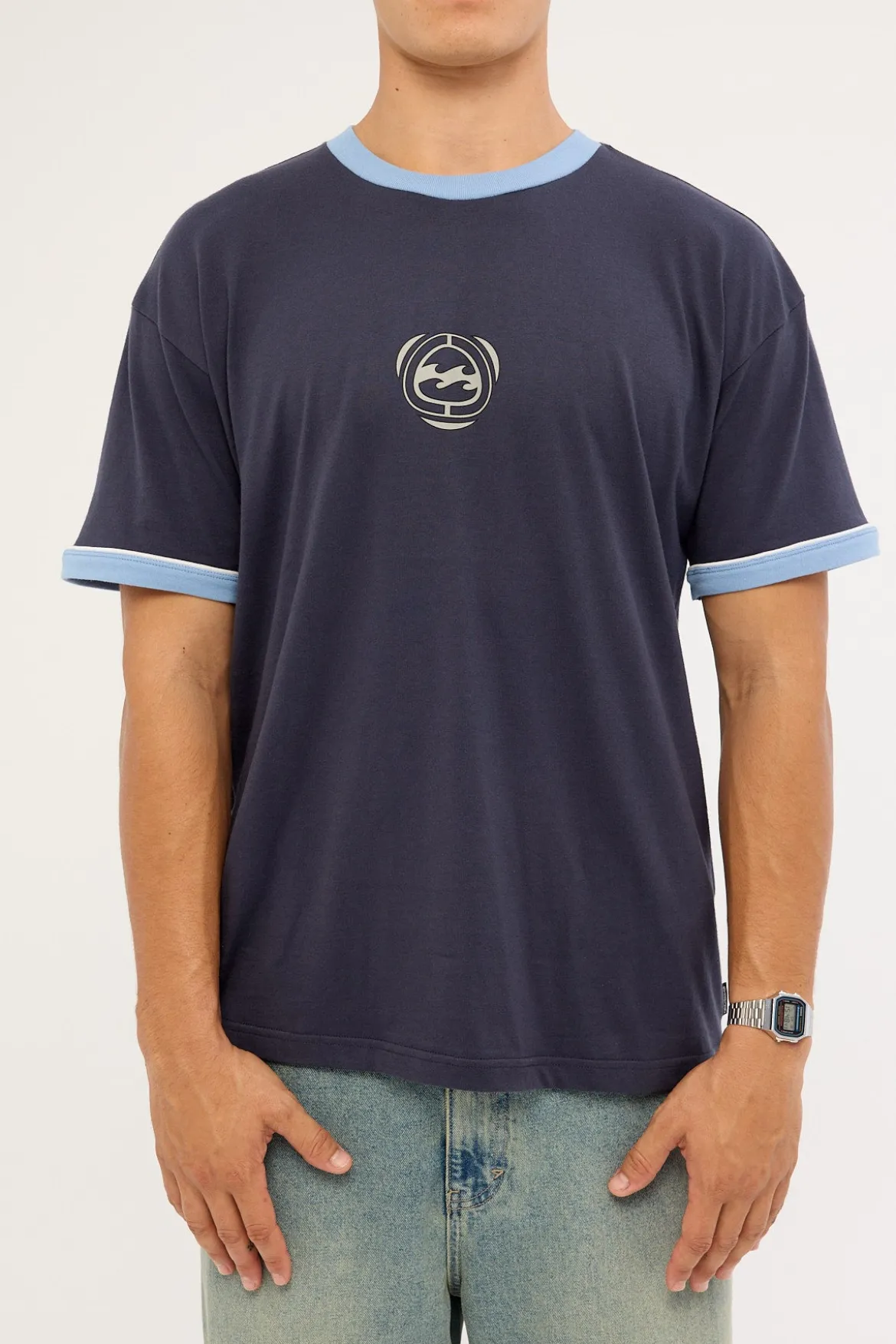 Spec 73 Ringer Tee Vintage Navy