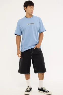 Spec 73 Signals Denim Short Washed Black