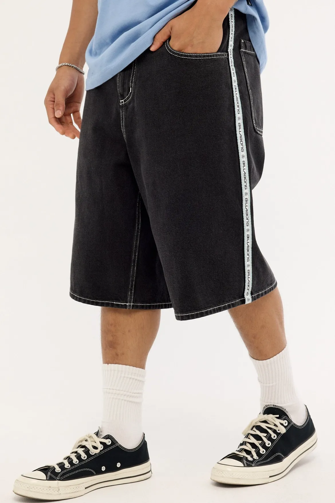 Spec 73 Signals Denim Short Washed Black